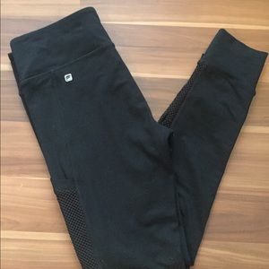 Fabletics 7/8” Black Leggings